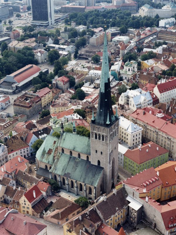 Aerofoto Oleviste kirikust